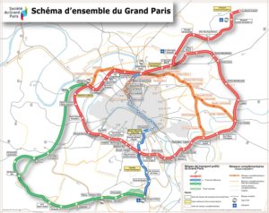 Plan du grand Paris